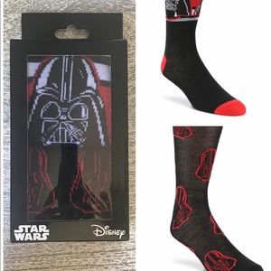3/$15 Disney Star Wars Darth Vader Crew Sock Set